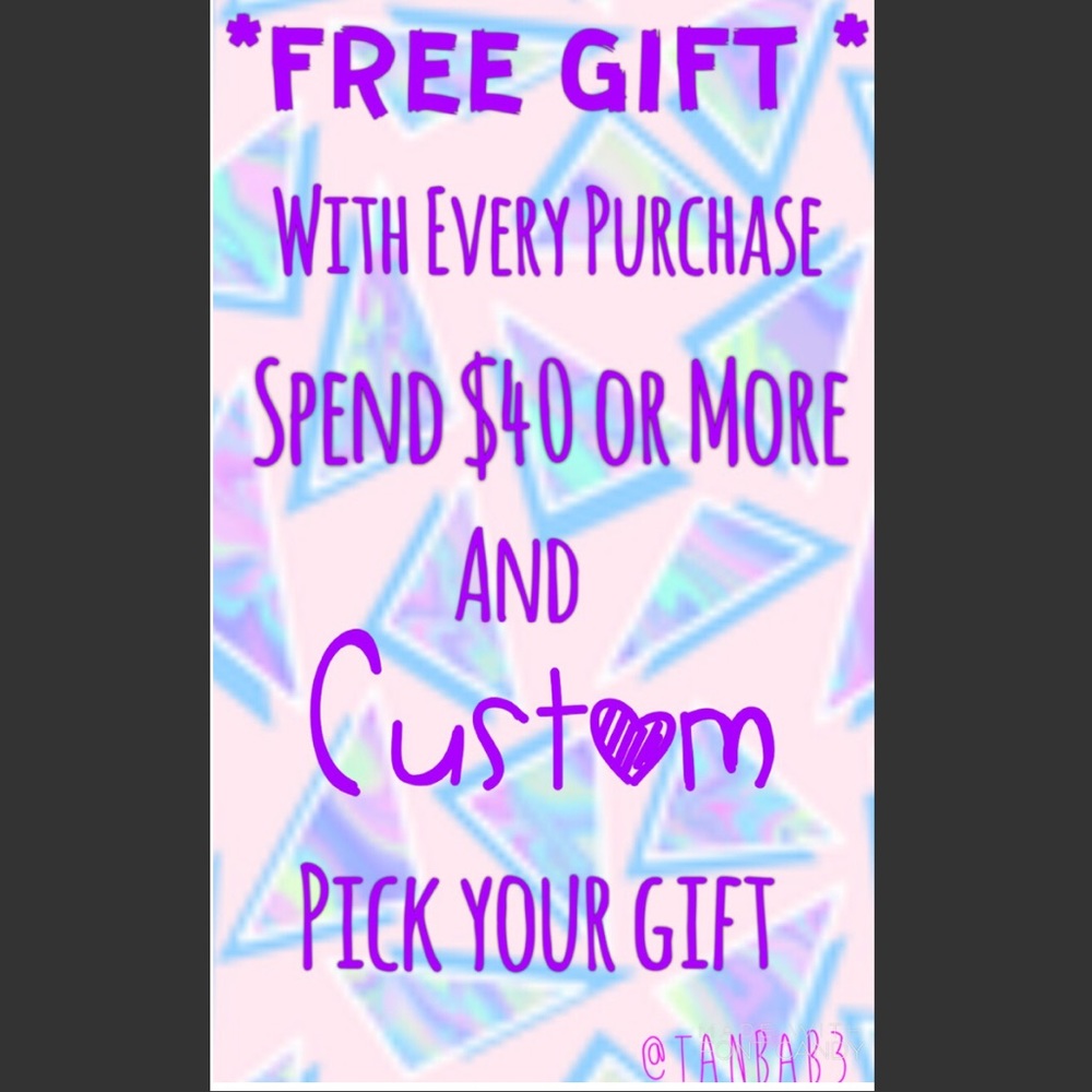 Extra goodies with every purchase